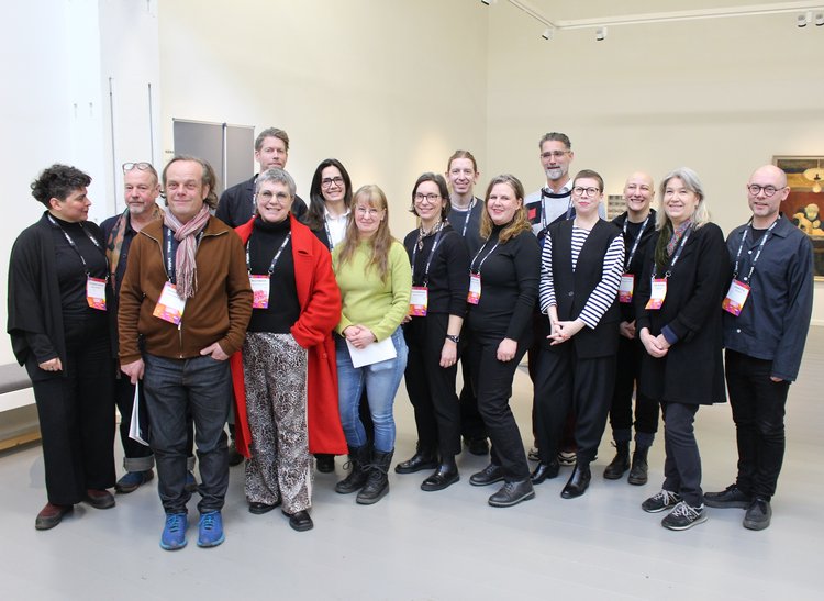 Gruppbild från Statens Konstråds samtal på Folk och Kultur