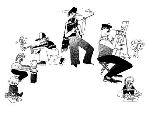 Konsttrappan_Illustration_Dennis Eriksson