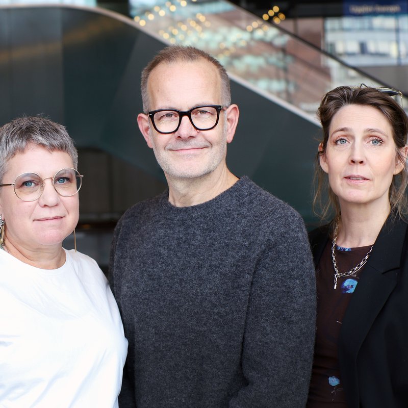 Sara Edström, Jonas Berg och Josefine Engström