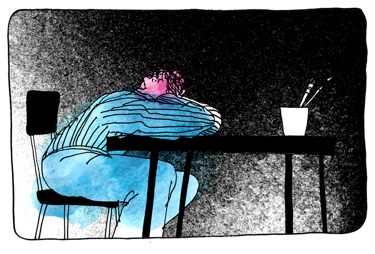 Psykisk ohälsa2_Illustration_Dennis_Eriksson