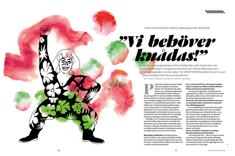 Stina Wollter_2_2025_Illustration_Dennis Eriksson